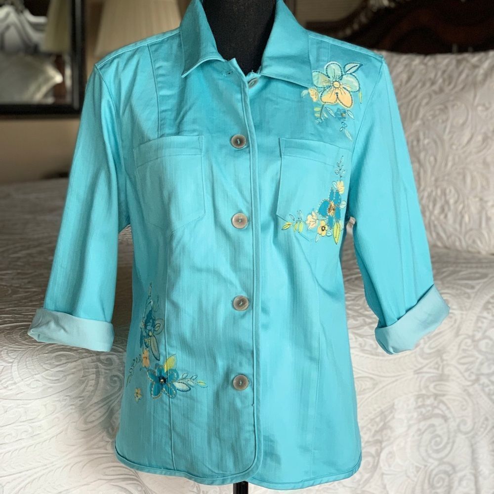 𝅺Napa‎ Valley Vintage Embroidery Jacket